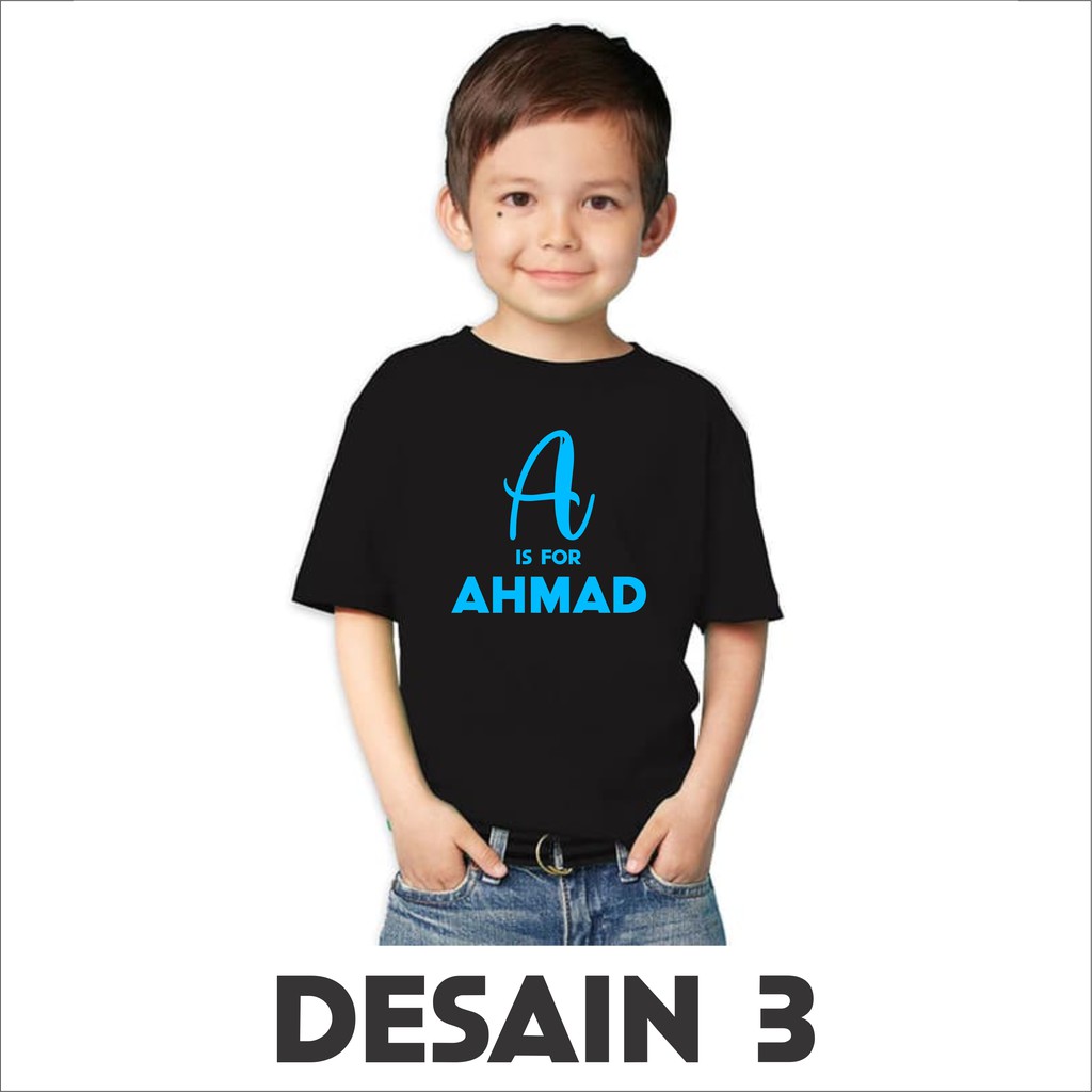 ( USIA 0-3 THN ) Kaos anak custom ll Kaos anak request nama