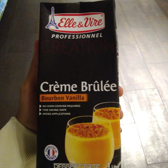 

Krim- Elle & Vire Cream Brulee Vanila 1 Liter -Krim.