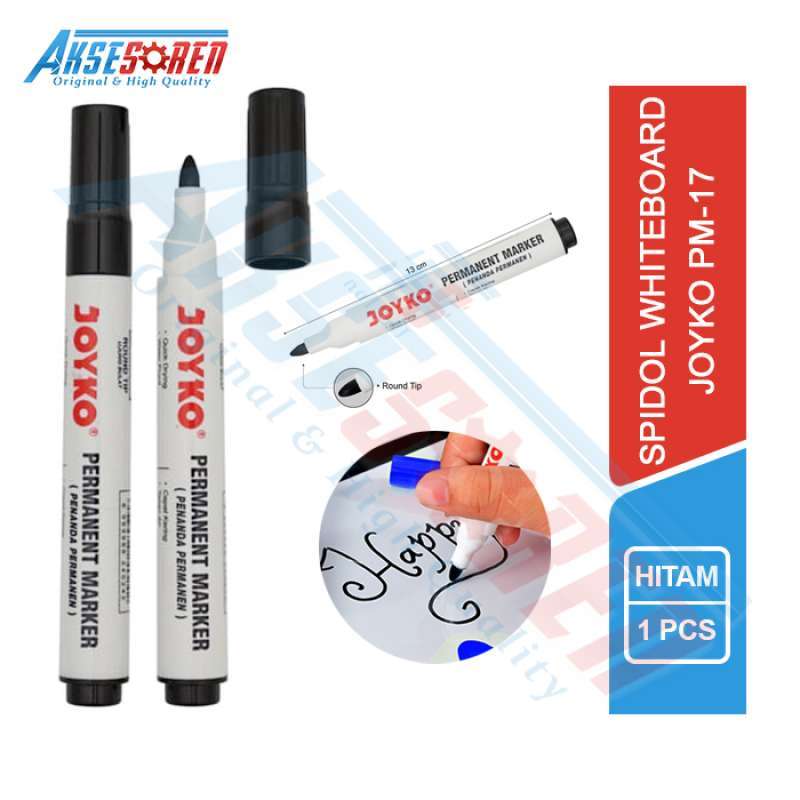 

Spidol Papan Tulis White Board Joyko Permanent [PM-17/1 Pcs] / Sepidol Permanen Marker Joyko