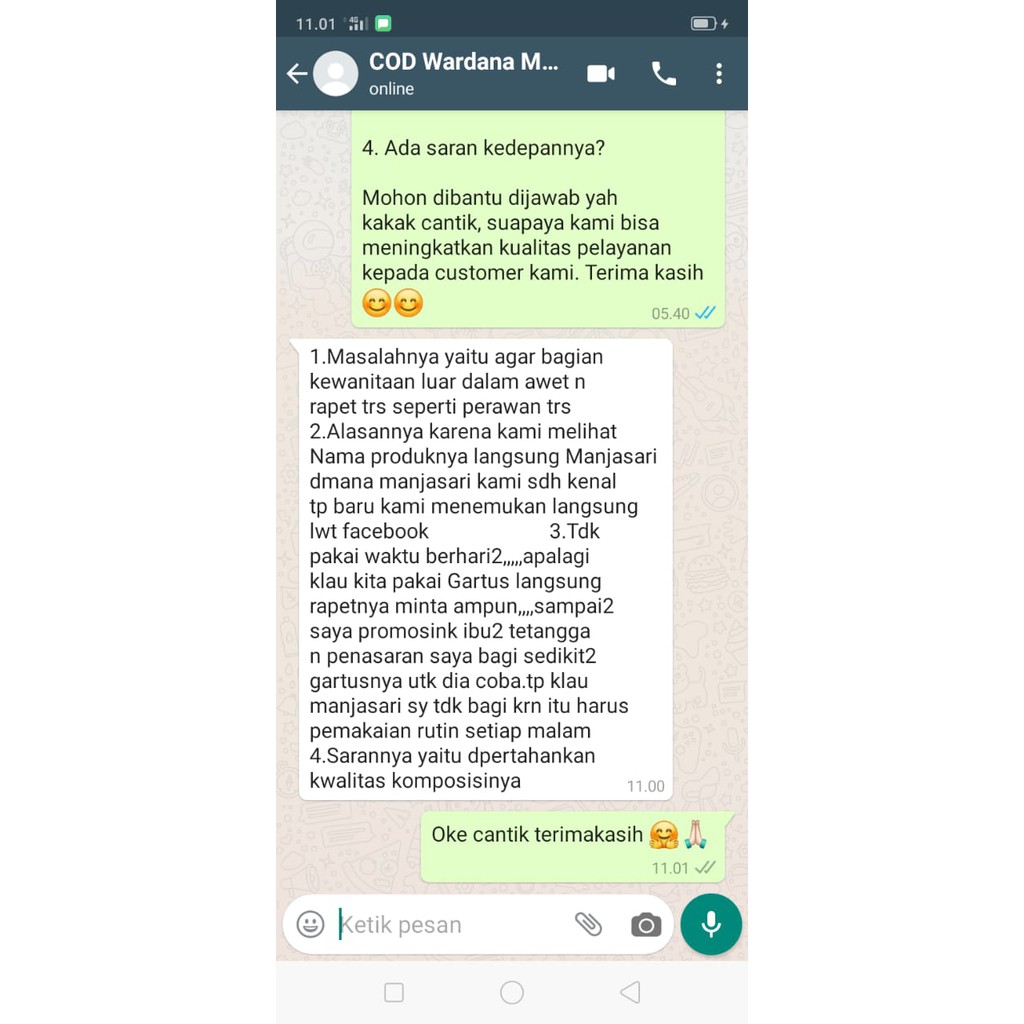 Manjasari Original BPOM Bikin vagina atau miss v kembali perawan jadi makin rapet, keset dan harum