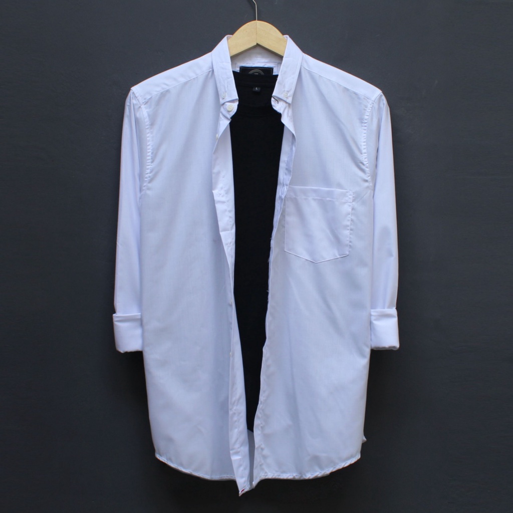 NEW ARRIVAL DISTRO BATIK PRIA BORDIR SOGAN HRB026 BATIKAF NOTOARTO BATIK IPNU-IPPNU HEM PRIA Bel-poplin putih