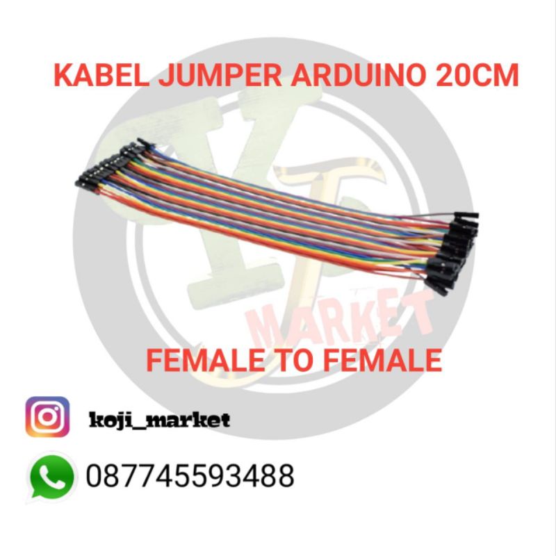 Kabel jumper FEMALE to FEMALE