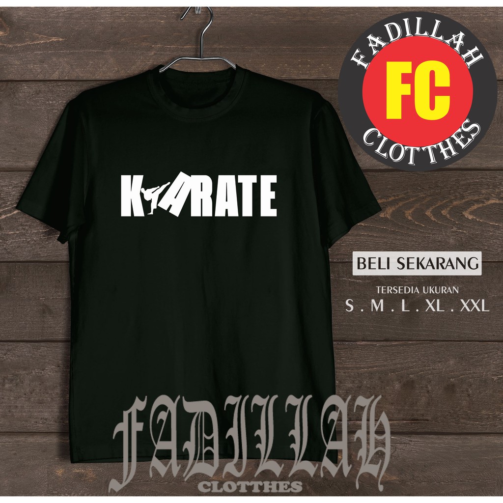 Kaos Baju Karate Fighter Kaos Olahraga