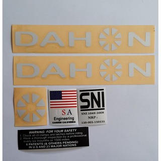 sticker stiker  dahon  polos seli sepeda  lipat Shopee 