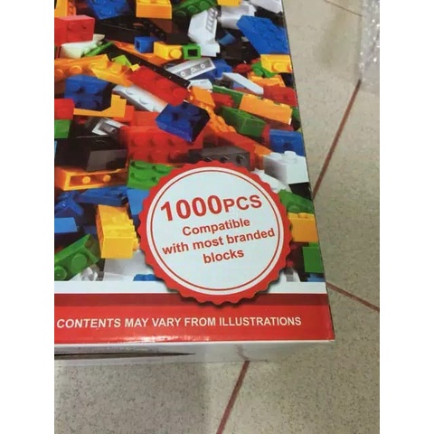 WE Mainan Anak Brick / Balok 1000pcs / Bulding blocks 1000pcs