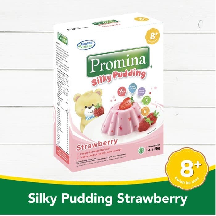 Promina Silky Puding Pudding 100 gr / Bumbu Bunda Silky Pudding / Snack Bayi / Cemilan Camilan Bayi Anak