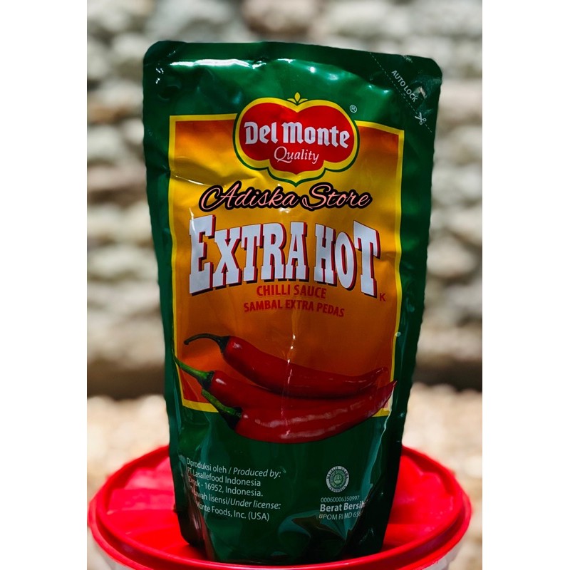 

Delmonte Extra Hot Saus Sambal 1 kg
