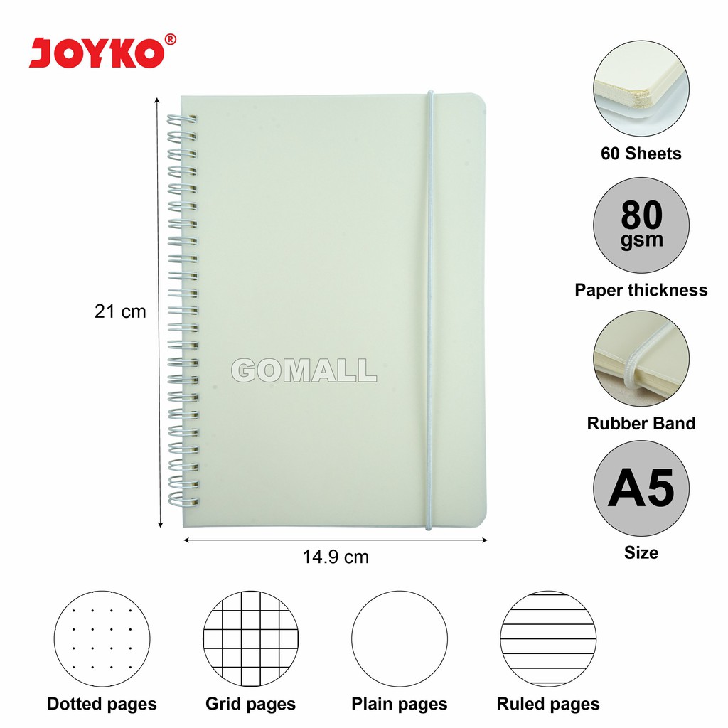 

Joyko Notebook Diary Agenda Buku Catatan NB-700 |Plain|