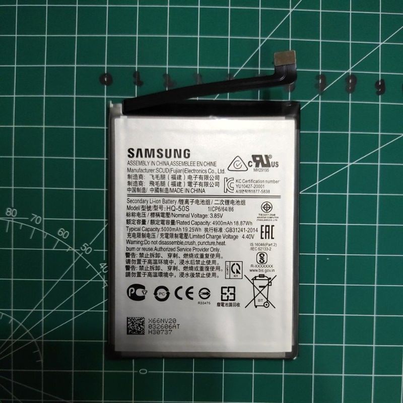 SAMSUNG A10S / A20S / SCUD-WT-N6 , SAMSUNG A22 5G / SCUD-WT-W1 , SAMSUNG A02S / A03 / A03S / HQ-50S / HQ-50SD , A01 / A01 CORE / QL1695 baterai battrey batre battle mantul