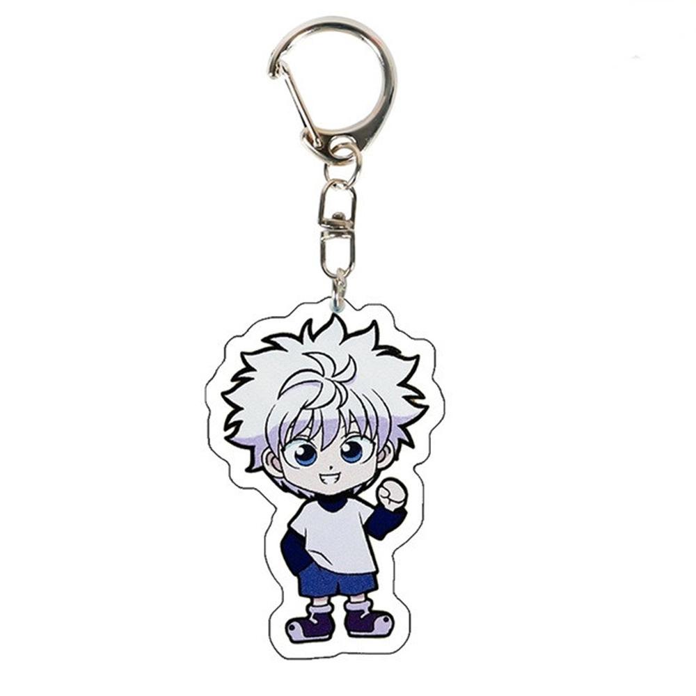 QUINTON Hunter x HUNTER Liontin Anime Dua Sisi Zoldyck Keyring