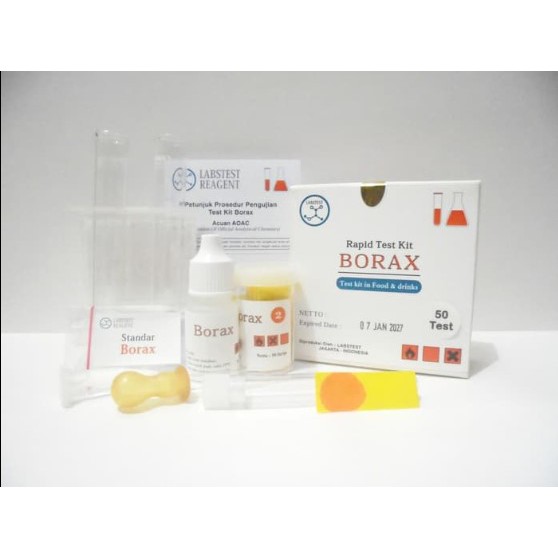 Promo Test Kit Bleng / Boron, Alat Untuk Menguji Kandungan Asam Borat H3BO3