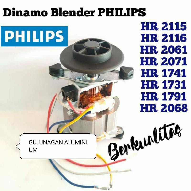 Dinamo  Motor , Mesin , Blender tembaga  philips HR 2115 HR 2116 HR 2061 HR 2071 HR 1741 HR1791 HR 1731 1737