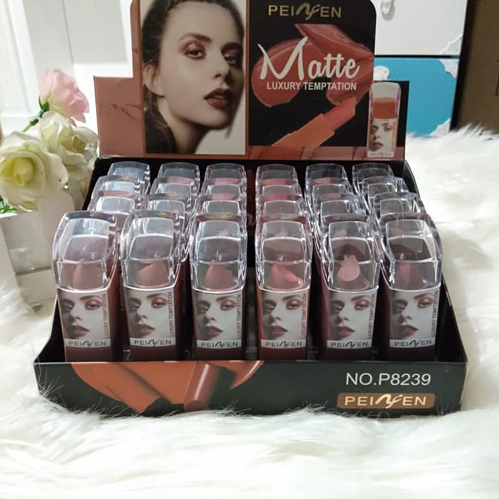 lipstik peiyen matte luxury tempation P8239