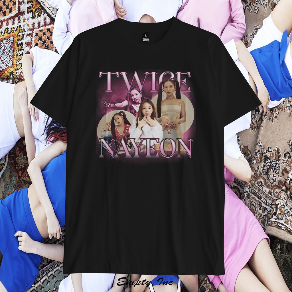 Kaos Kpop Twice Nayeon Vintage Tee Bootleg Style
