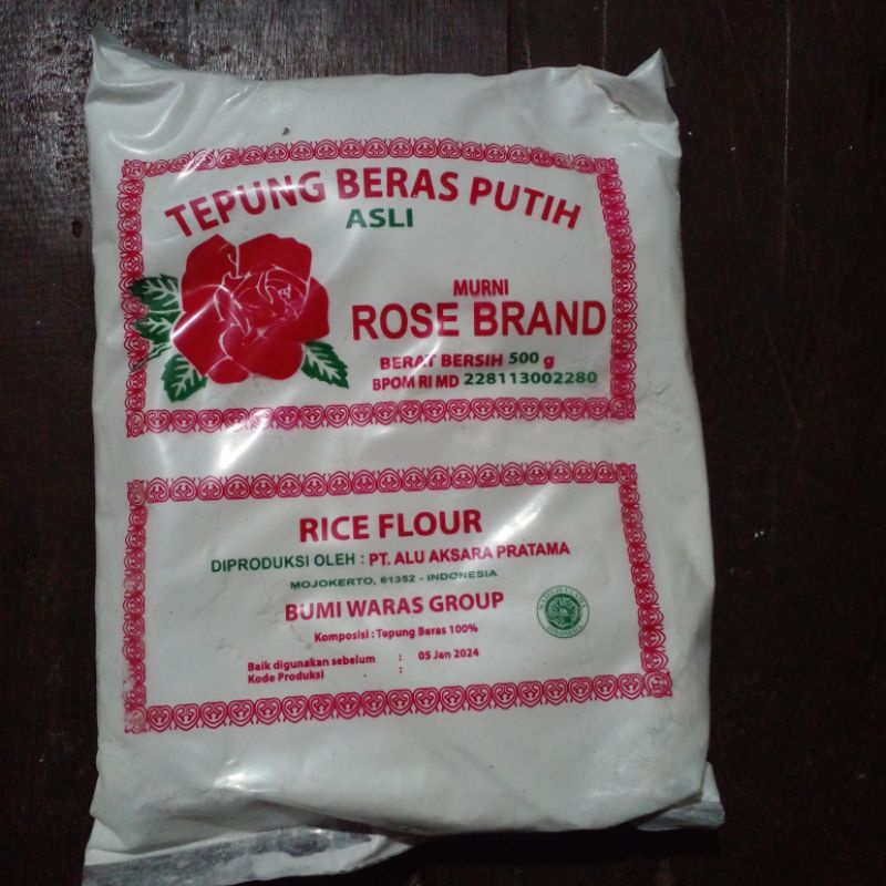 

tepung beras putih rose brand 500g