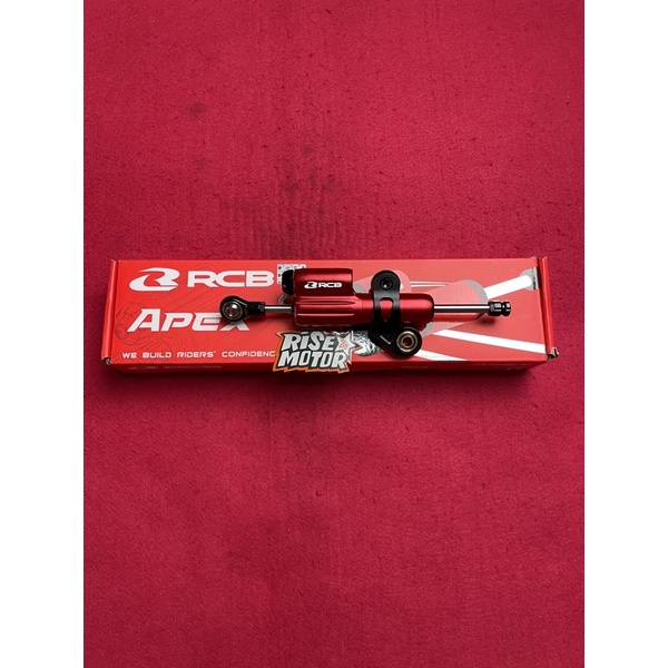 STABILIZER STANG DAMPER RCB RACING BOY APEX 80 MM MERAH