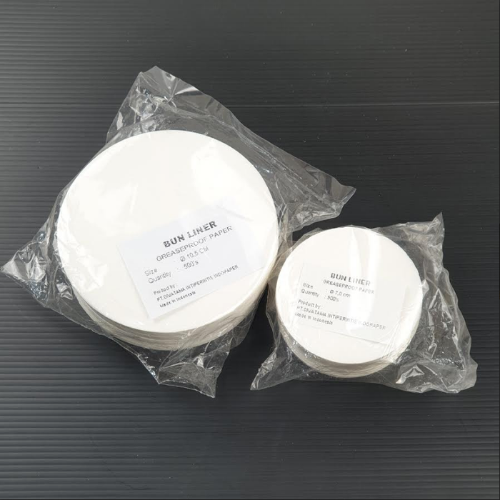 

s504d01 Kertas Bakpau Alas Bakpao 10,5Cm Bun Liner Bakpau Paper Isi 500Lembar E54Srfsw