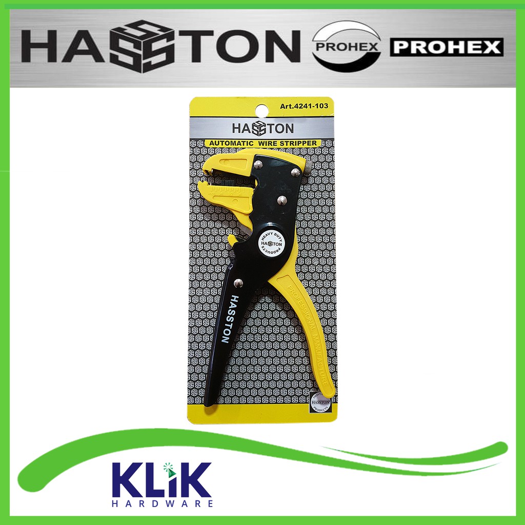 Hasston Prohex Tang Kupas Potong Kabel Otomatis Wire Stripper 2 Way Model F