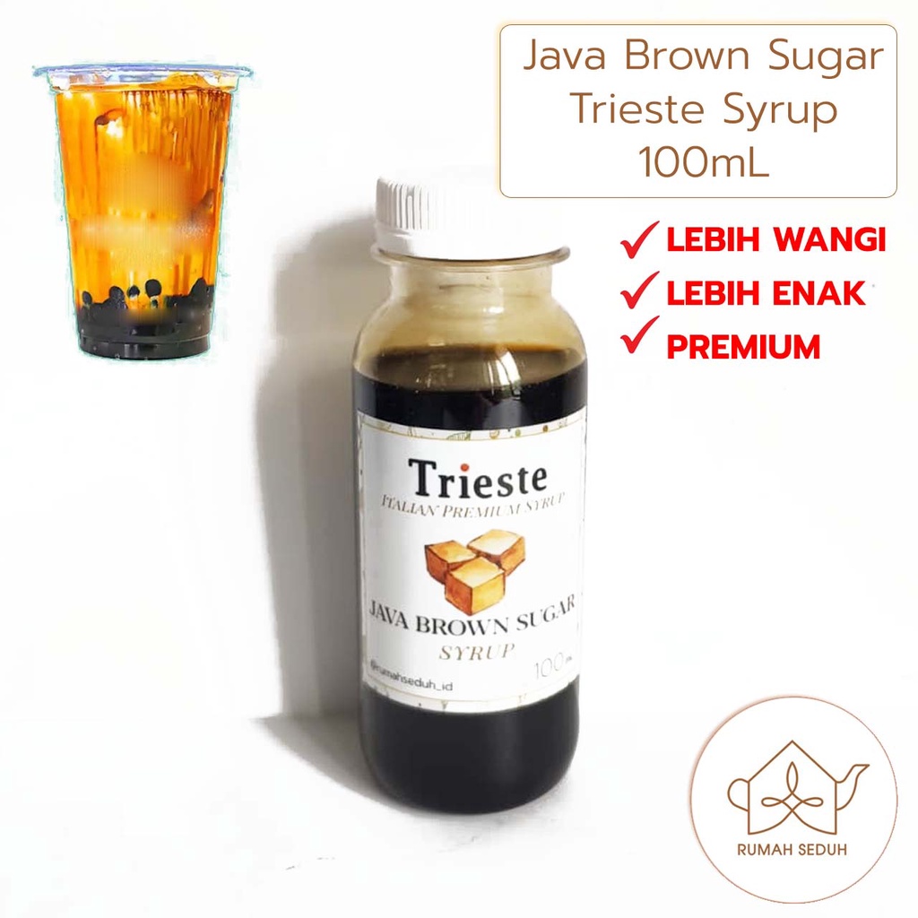 

100mL Trieste Javanese Brown Sugar - Okinawa Brown Sugar untuk Boba atau Kopi - Gula Aren Cair