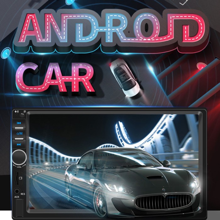 Android Tape Audio Mobil MP5 Media Player Monitor LCD 7 Inch FM Radio