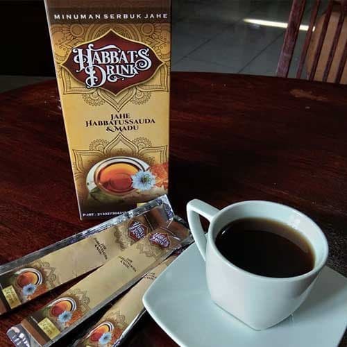 

COD Habbats Drink Jahe - Minuman Jahe Herbal Habbatussauda 1 Box Isi 10