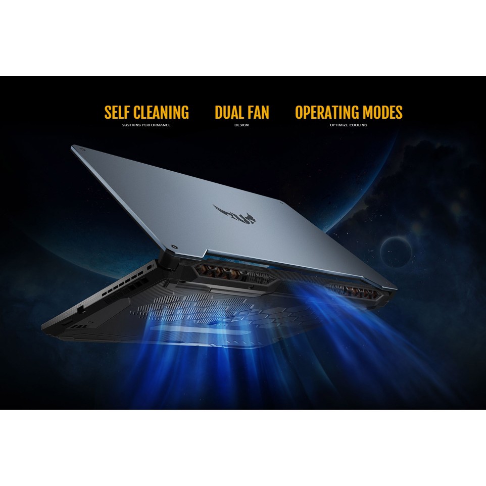 ASUS TUF A15 FA506IHR RYZEN 5 4600H RAM16GB SSD512GB NVIDIA GTX1650 WINDOWS 11 DAN OHS ORIGINAL