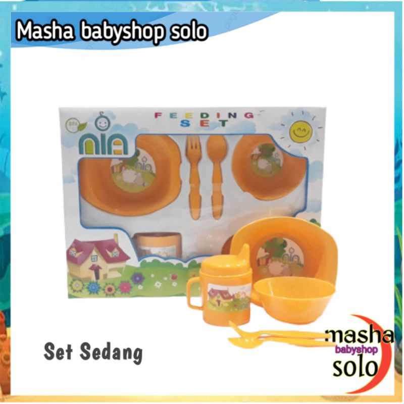 Feding set bayi Nia , Tempat makan bayi  lengkap