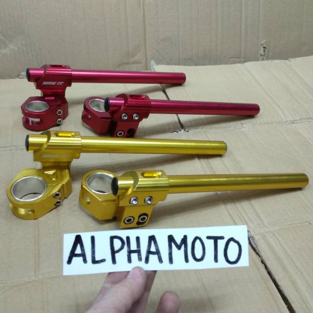 stang jepit ride it clip on model nui Ninja R RR ukuran 33 CB150 Vixion