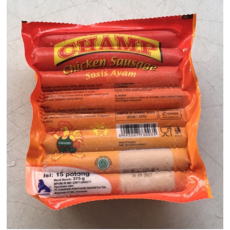 

Sosis champ 375gr