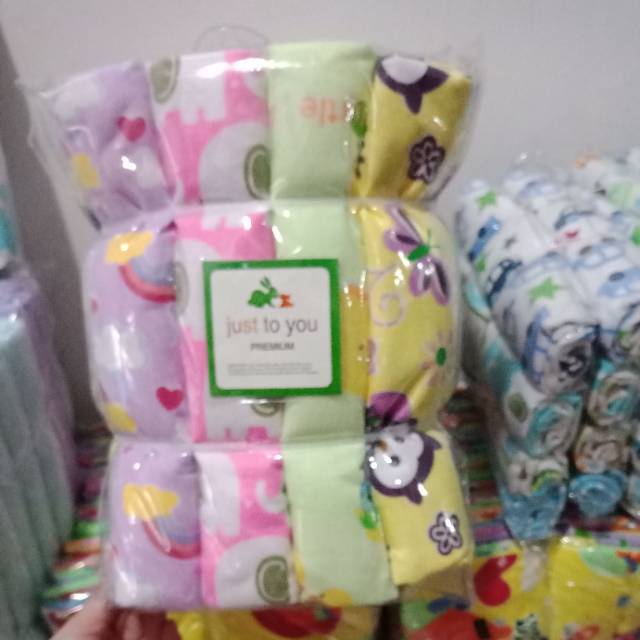 Bedong bayi selimut kain premium just to you 4in1