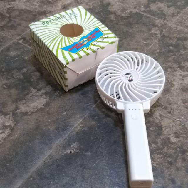 Kipas angin mini usb baterai cas original
