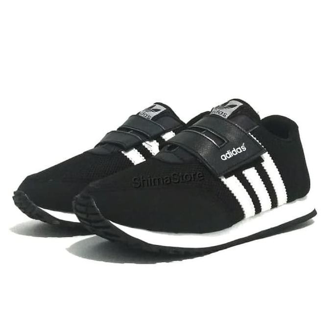 Sepatu Anak anak Laki laki Perempuan Adidas Untuk Sekolah Sd Hitam - 34, Hitam MURAH