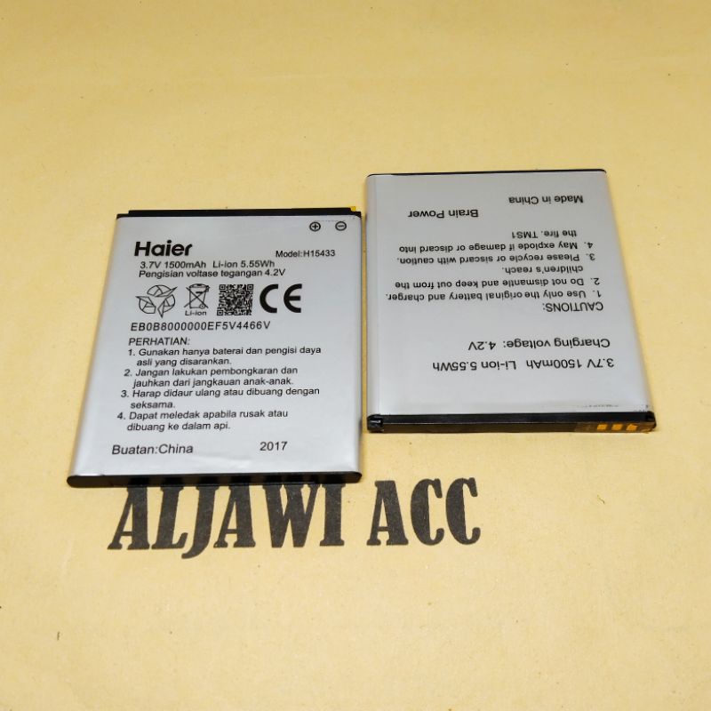 Baterai Bt Smartfren Haier Andromax B26DH Andromax L H15433 Original Battery