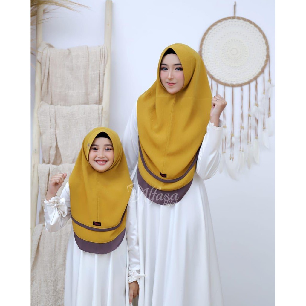 BERGO CARLA MOM DAN KIDS / HOODIE COUPLE ALFASA HIJAB
