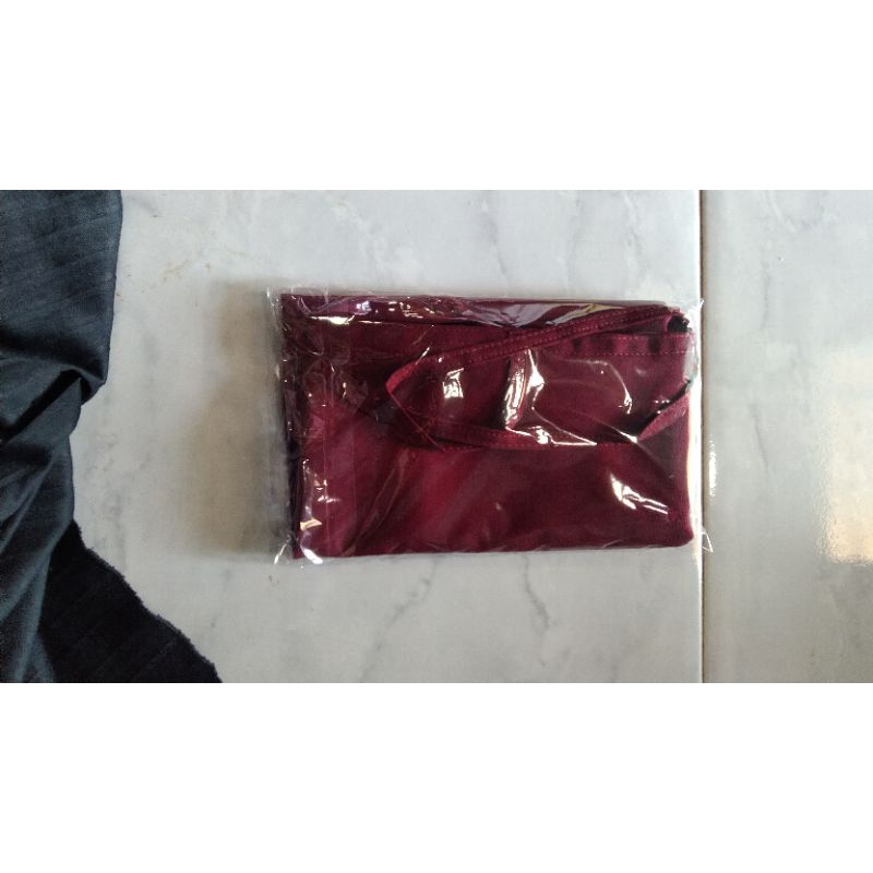 jilbab instan bergo maryam( ukuran M )/jilbab instan tali diamond-Maroon