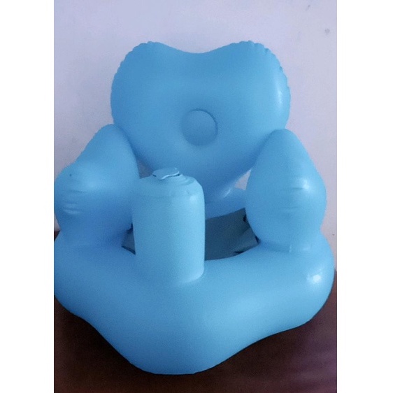 MOMOGII Kursi Sofa Tiup Pompa Bentuk Love Tempat Duduk Bayi Balon Insfant Seat