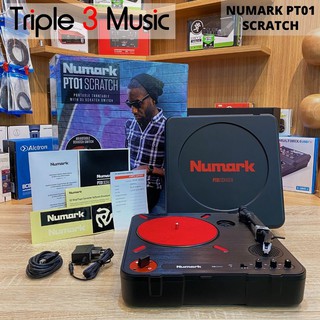 Image of Numark PT01 Scratch PT-01 PT 01 Portable DJ Turntable