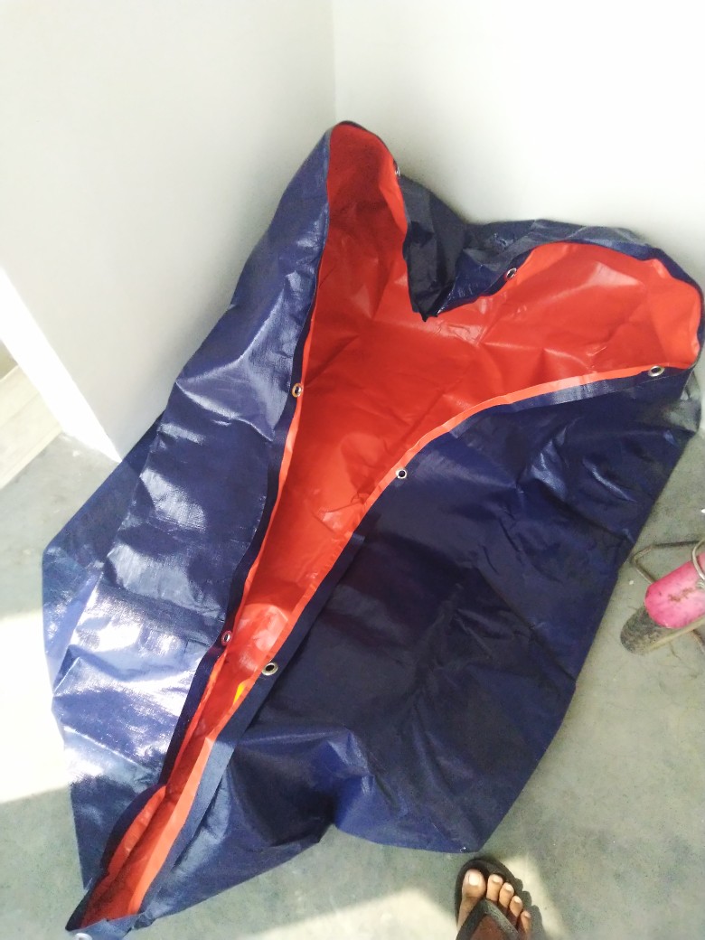 Kolam Terpal Lele/kolam Terpal Kotak Uk 1x1x50 Tipe A12