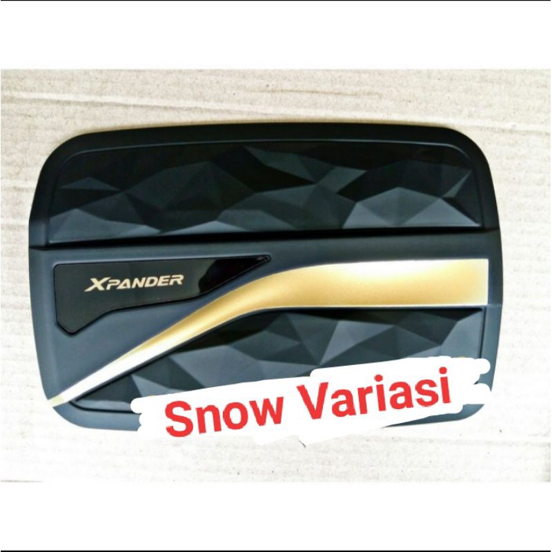 TANK COVER XPANDER TUTUP TANGKI BENSIN LUXURY BLACK DOFF. HIGH QUALITY