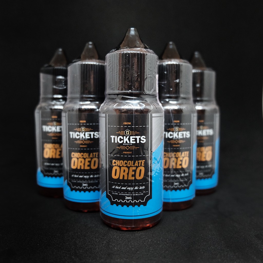 Tickets Chocolate Oreo By Ticketsbrew 60ml Liquid Malay Ejm