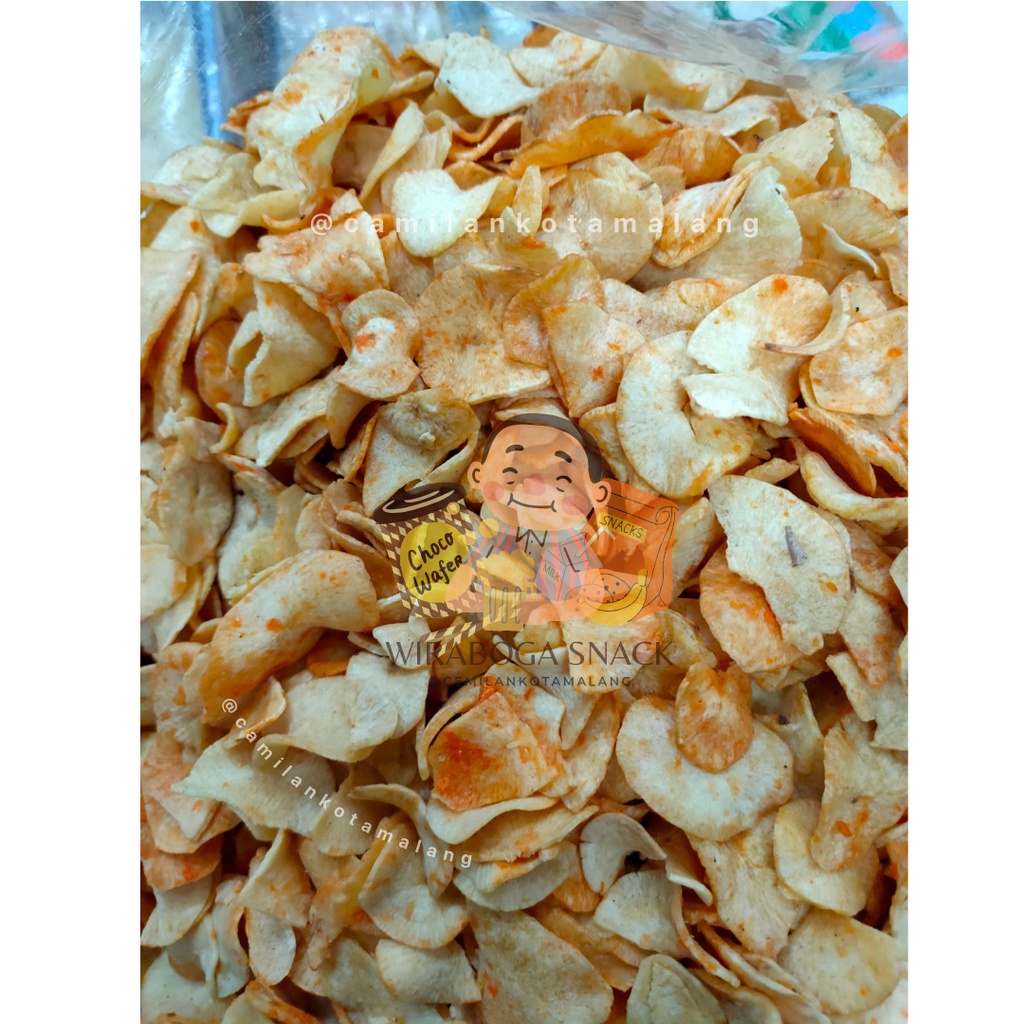 

Keripik Singkong Madura pedas asin /SINGKONG MADURA enak 100gr