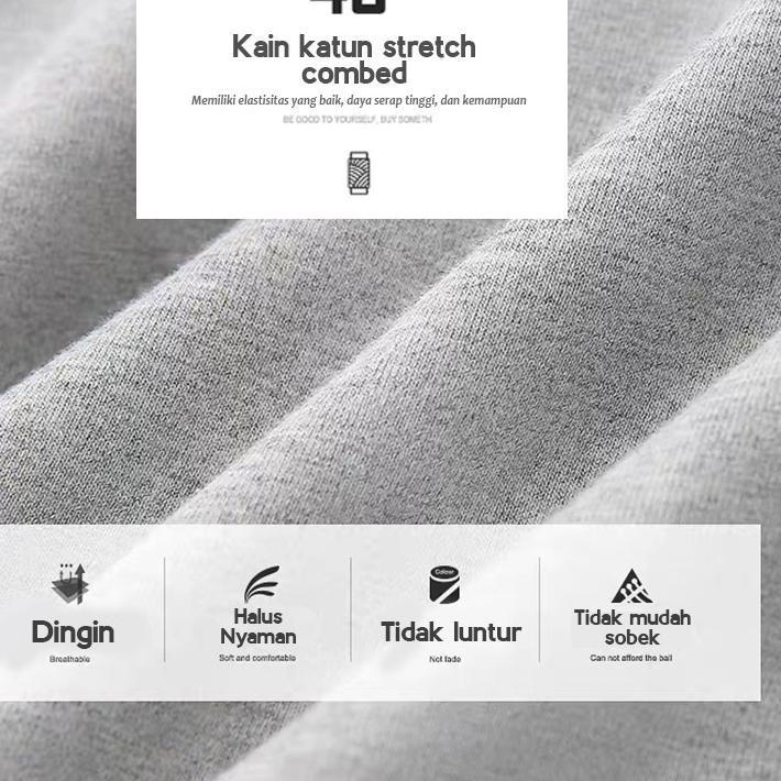 Kaos Oblong Pria Putih Polos / KAOS DALAM PRIA Dewasa