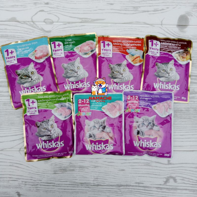 Whiskas Pouch 85gr / Whiskas Junior / Whiskas Sachet