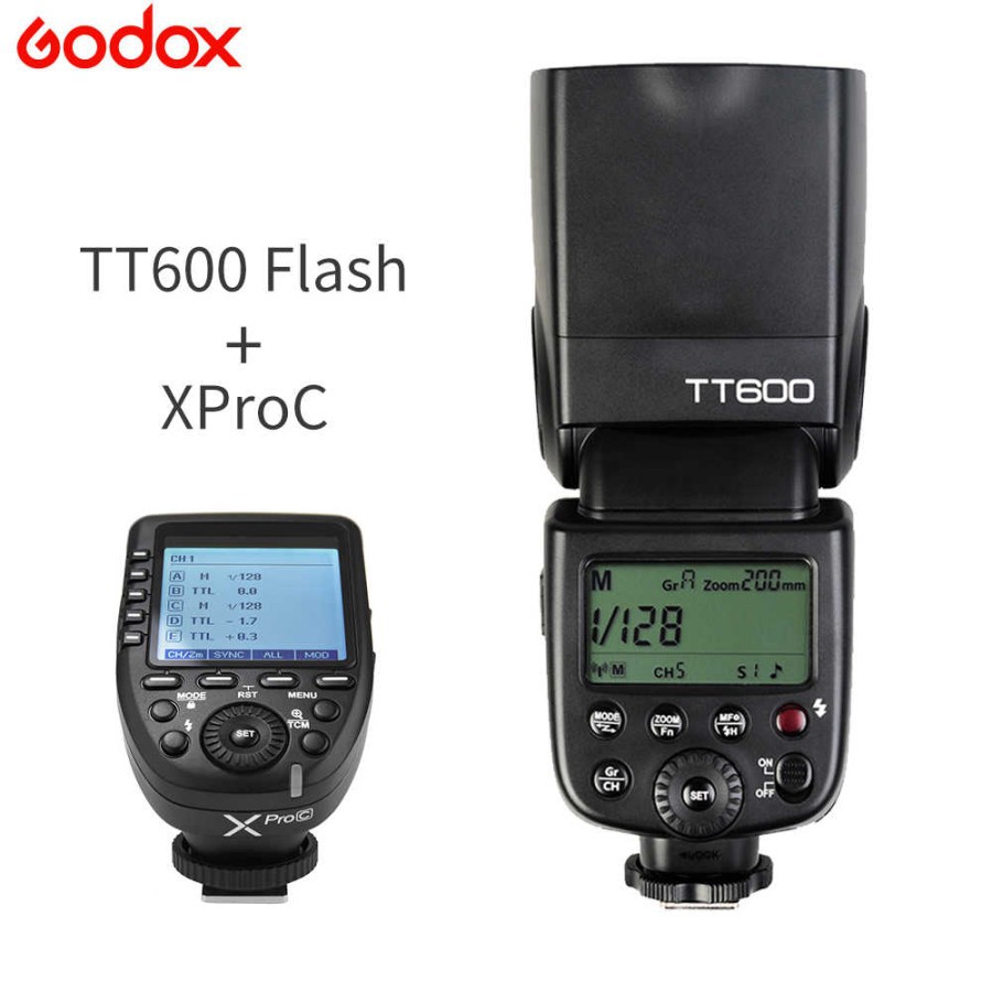 Paket Godox Flash TT600 Universal - HSS & Godox Trigger XPRO
