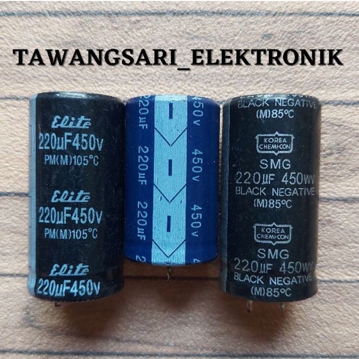 Elco elco 450v 220uf Cabutan