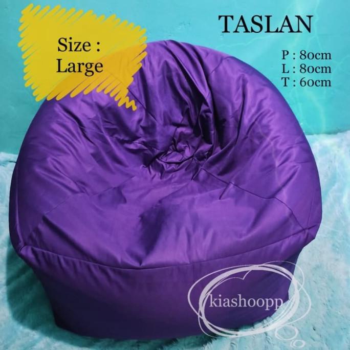 Sofa Bean Bag Size L - Taslan Ungu Termurah