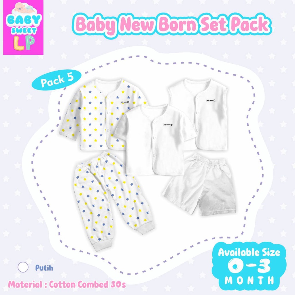 Setelan bayi Baby Newborn Set pack by Baby Sweet LP