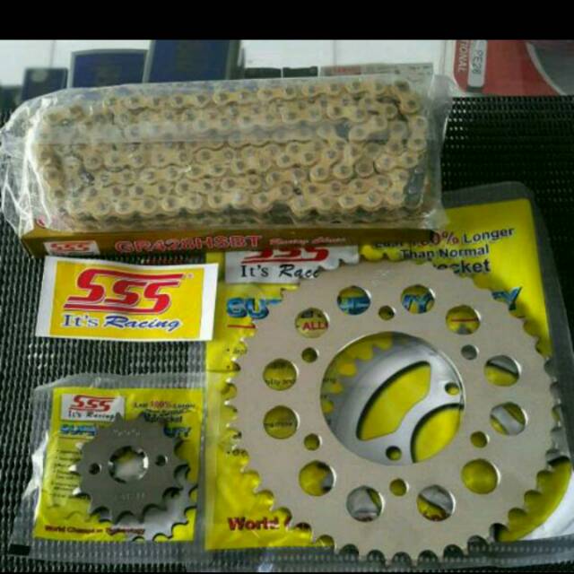 Jual Gear Ger Gir Set Gearset Gerset Original Sss Yamaha R R Xabre Rantai Hsbt Gold