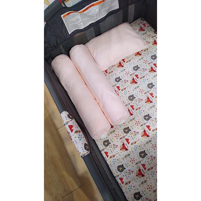 Sarung Bantal Guling Katun Jepang Box Right Start Nuna Sena Pillow Bolster Baby Bayi Cover Cotton