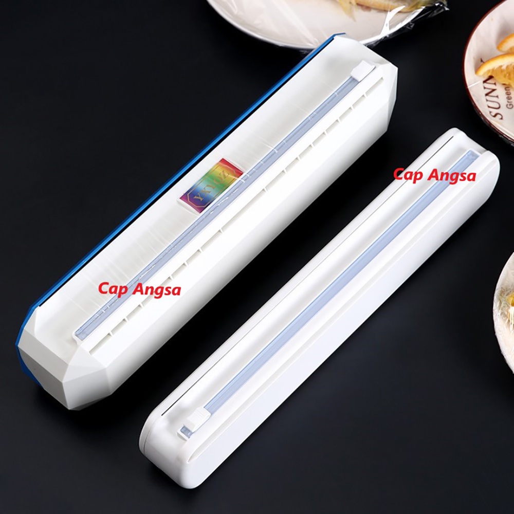 CLING FILM DISPENSER MEDIUM JUMBO 30cm 300m PEMOTONG PLASTIK WRAPING SLIDE CUTTER SLIDING CUTER PLASTIC